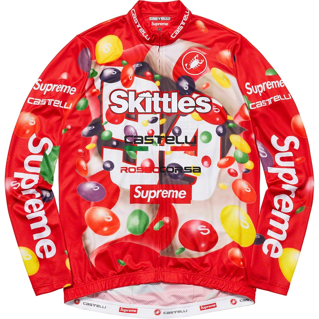 Supreme®/Skittles®/<wbr>Castelli L/S Cycling Jersey view 3